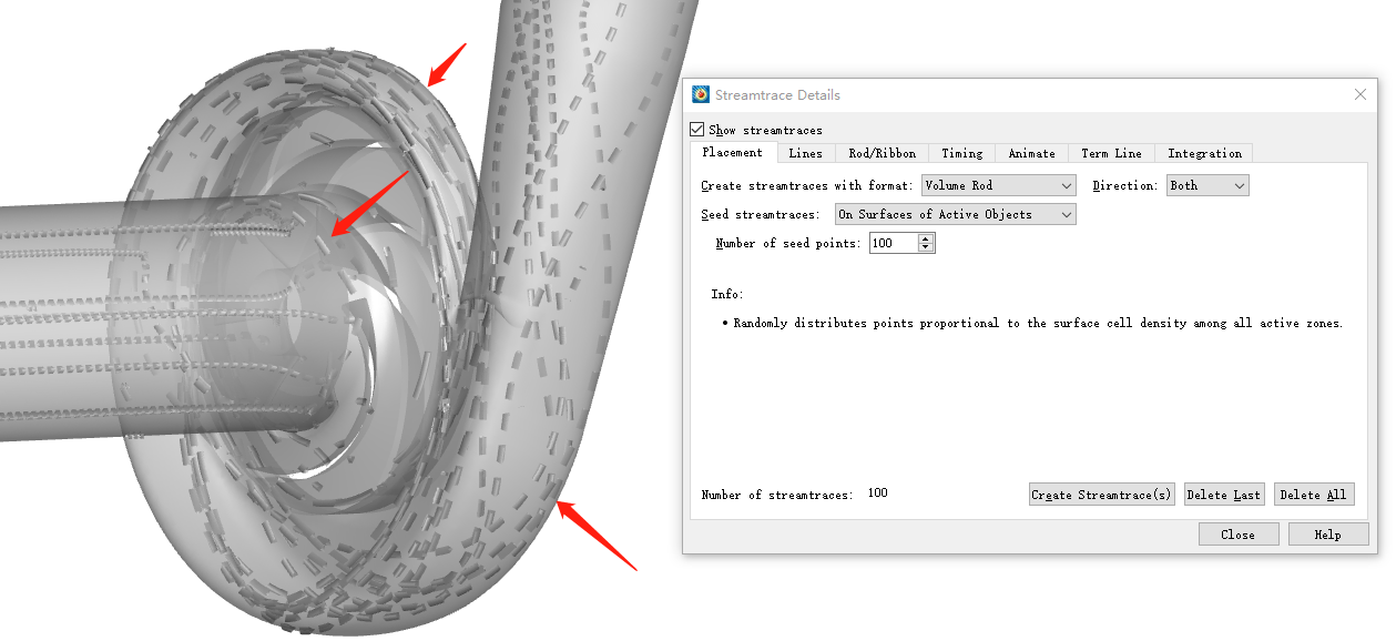 Tecplot:8.流线(Streamtraces)菜单解析